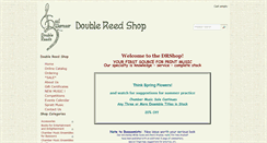 Desktop Screenshot of doublereedshop.com